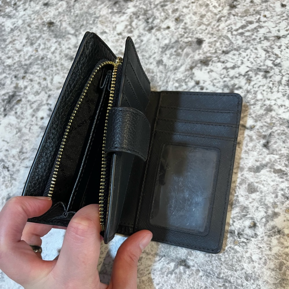 Michael Kors Leather Compact Snap Wallet - Picture 7 of 9